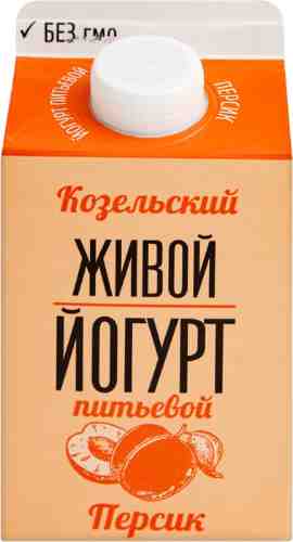 Йогурт питьевой Козельский Персик 2.5% 450г арт. 1060498
