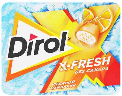 Жевательная резинка Dirol X-Fresh Ледяной мандарин 16г арт. 313415