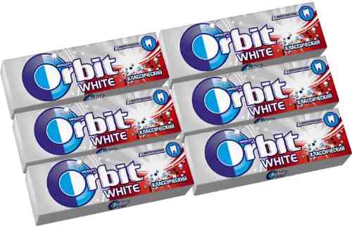 Жевательная резинка Orbit White Классический 13.6г (упаковка 6 шт.) арт. 304210pack