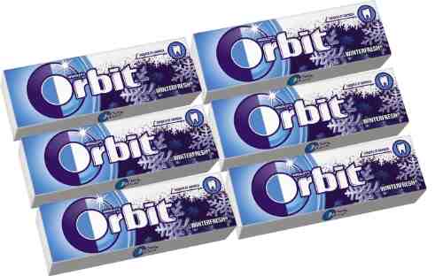 Жевательная резинка Orbit Winterfresh 13.6г (упаковка 6 шт.) арт. 304314pack