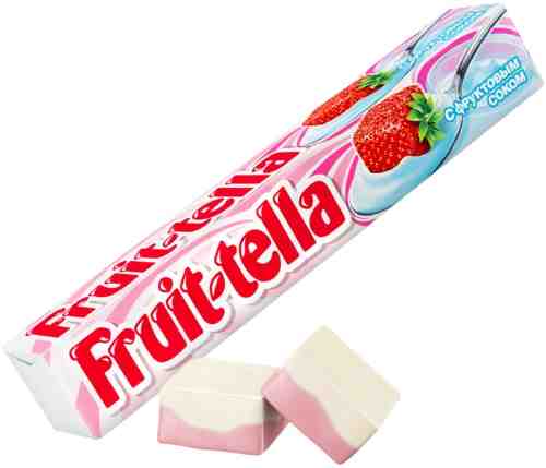 Жевательные конфеты Fruittella со вкусом Клубничного йогурта 41г арт. 304298