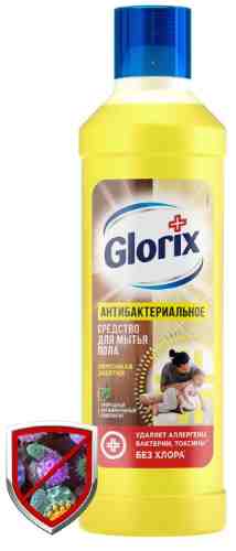 Жидкость моющая Glorix Лимонная энергия для мытья пола 100% удаление грязи без смывания 1л арт. 312533
