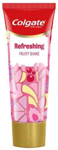 Зубная паста Colgate Fruity Shake Фруктовый шейк с нотками сладких ягод и свежих цитрусовых освежающая 75мл арт. 985408