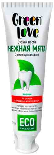 Зубная паста Green Love Нежная мята 100мл арт. 1087523