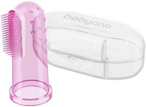 Зубная щетка для младенцев Babyono в футляре арт. 1212761