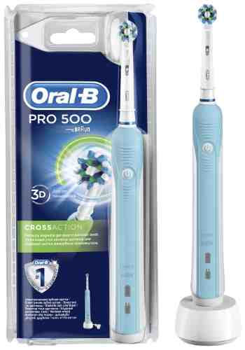 Зубная щетка Oral-B Pro 500 Cross Action электрическая арт. 496287