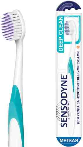 Зубная щетка Sensodyne Глубокое очищение для чувствительных зубов мягкая в ассортименте арт. 986502