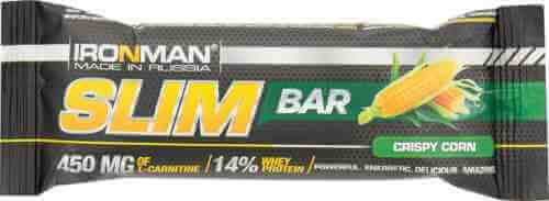 Батончик IronMan Slim Bar Хрустящая кукуруза 50г арт. 980021