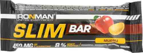 Батончик протеиновый ironMan Slim Bar со вкусом мюсли 50г арт. 349739