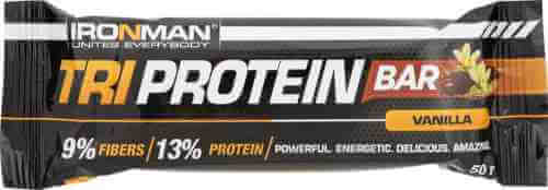 Батончик протеиновый IronMan Tri Protein Bar Ваниль 50г арт. 980246