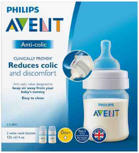 Бутылочка для кормления Philips Avent Anti-colic SCF810/27 2шт*125мл арт. 1078904