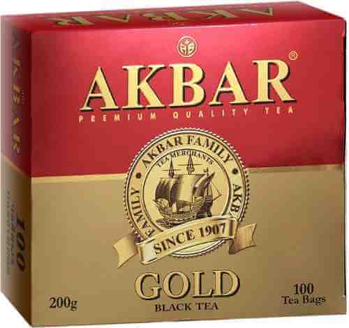 Чай черный Akbar Gold 100*2г арт. 308103