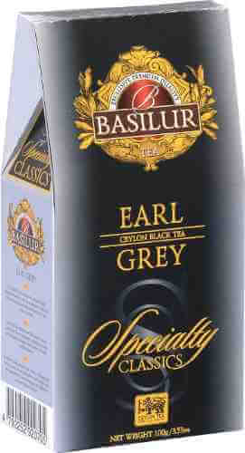 Чай черный Basilur Избранная классика Earl Grey 100г арт. 1087488
