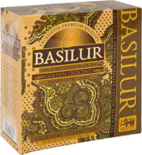 Чай черный Basilur Восточная коллекция Золотой Месяц 100*2г арт. 448633
