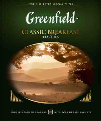 Чай черный Greenfield Classic Breakfast 100*2г арт. 342581