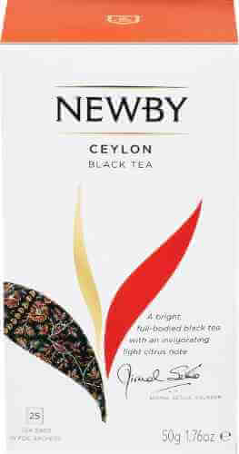 Чай черный Newby Ceylon 25*2г арт. 304512