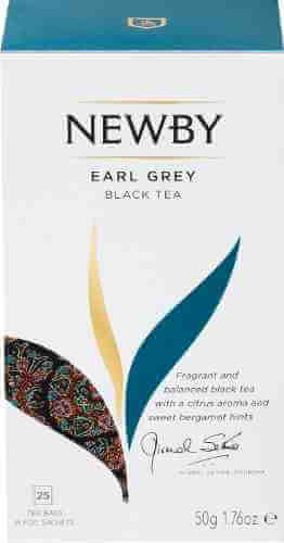 Чай черный Newby Earl Grey 25*2г арт. 304514