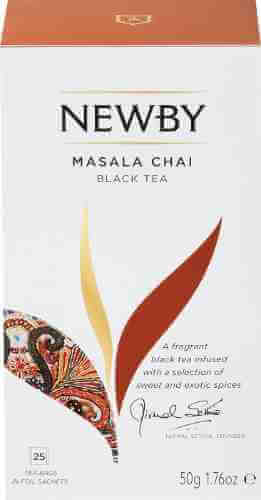 Чай черный Newby Масала 25*2г арт. 836193
