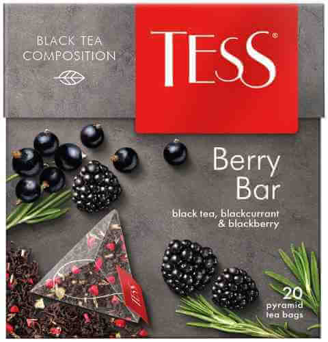 Чай черный Tess Berry Bar 20*1.8г арт. 354225