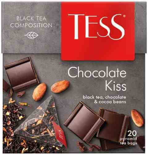 Чай черный Tess Choсolate Kiss 20*1.8г арт. 704300