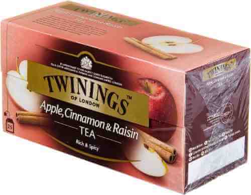 Чай черный Twinings с кусочками яблока корицы и изюма 25*2г арт. 1010024