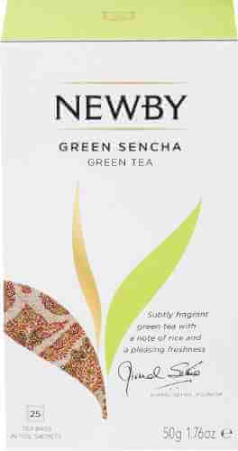 Чай зеленый Newby Green Sencha 25*2г арт. 316246