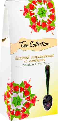 Чай зеленый Tea Collection Земляничный со сливками 100г арт. 305163
