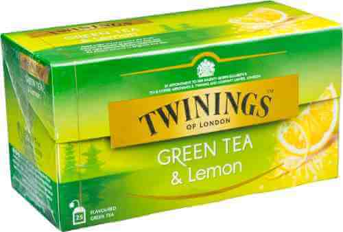 Чай зеленый Twinings с лимоном 25*1.6г арт. 304469