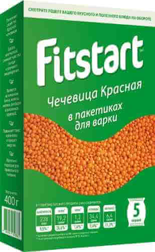 Чечевица Fitstart красная 5пак*80г арт. 1052640