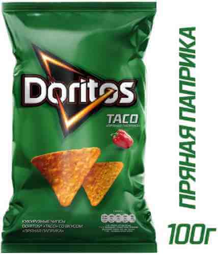 Чипсы кукурузные Doritos Taco Пряная паприка 100г арт. 962494