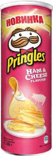 Чипсы Pringles со вкусом ветчины и сыра 165г арт. 329214
