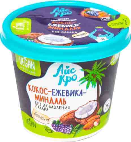 Десерт на растительной основе АйсКро Кокос-ежевика-миндаль замороженный 75г арт. 1039750