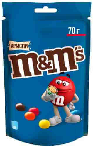 Драже M&Ms Криспи с молочным шоколадом 70г арт. 1107298