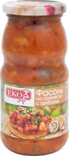 Фасоль Eko По-гречески с грибами 510г арт. 444054