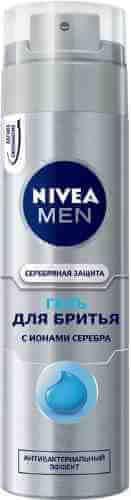 Гель для бритья Nivea Men Серебряная защита 200мл арт. 305208