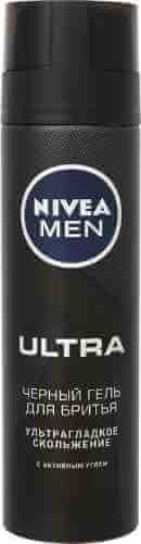 Гель для бритья Nivea Men Ultra Черный с активным углем 200мл арт. 482553