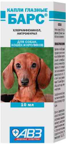 Капли глазные Барс для собак и кошек для профилактики и лечения 10мл арт. 1212097