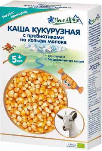Каша Fleur Alpine Organic Кукурузная с пребиотиками на козьем молоке с 5 месяцев 200г арт. 982620
