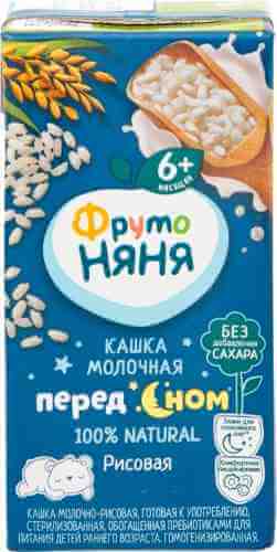 Каша ФрутоНяня Молочно-рисовая с 6 месяцев 200мл арт. 305758