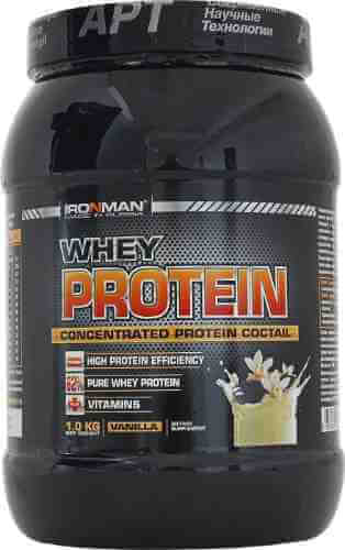 Коктейль протеиновый IronMan Whey Protein Ваниль 1кг арт. 521463