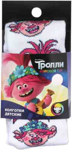 Колготки детские Тролли белый р.122-128 арт. 1129447