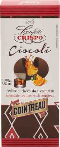 Конфеты Crispo Шоколадные с Куантро 100г арт. 1009955