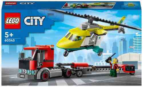 Конструктор LEGO City 60343 Грузовик для спасательного вертолета арт. 1183642