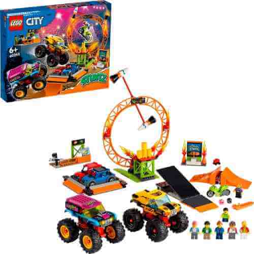 Конструктор LEGO City Stunt 60295 Арена для шоу каскадёров арт. 1129574