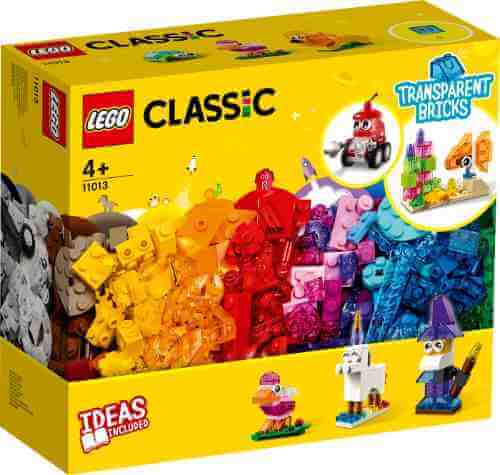Конструктор LEGO Classic 11013 Прозрачные кубики арт. 1030670
