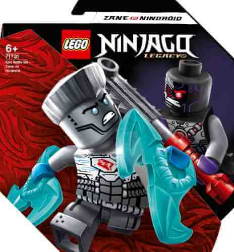 Конструктор LEGO NINJAGO 71731 Легендарные битвы: Зейн против Ниндроида арт. 1030695