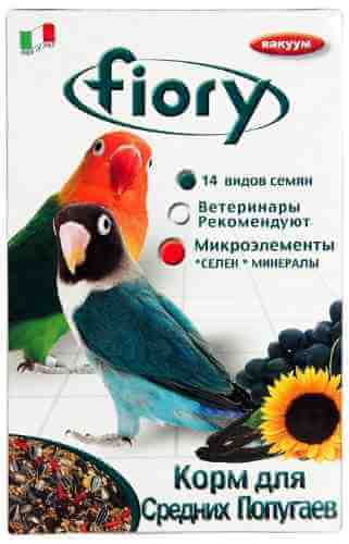 Корм для птиц Fiory для средних попугаев 800г арт. 1084976
