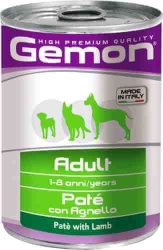 Корм для собак Gemon Dog паштет ягненок 400г арт. 995548