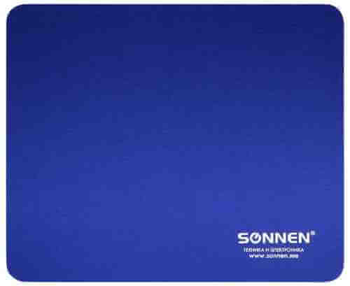 Коврик для мыши Sonnen BLUE резина+ткань 22*18*0.3см арт. 1209129