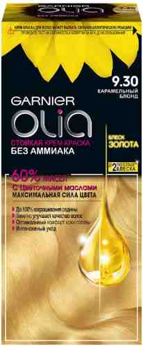 Крем-краска для волос Garnier Olia с цветочными маслами 9.30 Карамельный блонд 112мл арт. 1137777